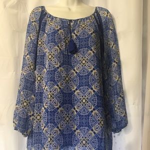 Women’s plus size XL rayón blend blouse top shirt